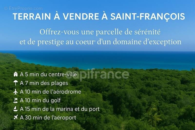 Terrain à SAINT-FRANCOIS