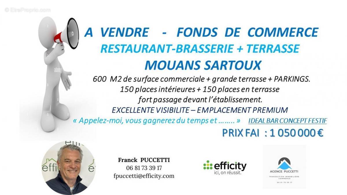Commerce à MOUANS-SARTOUX