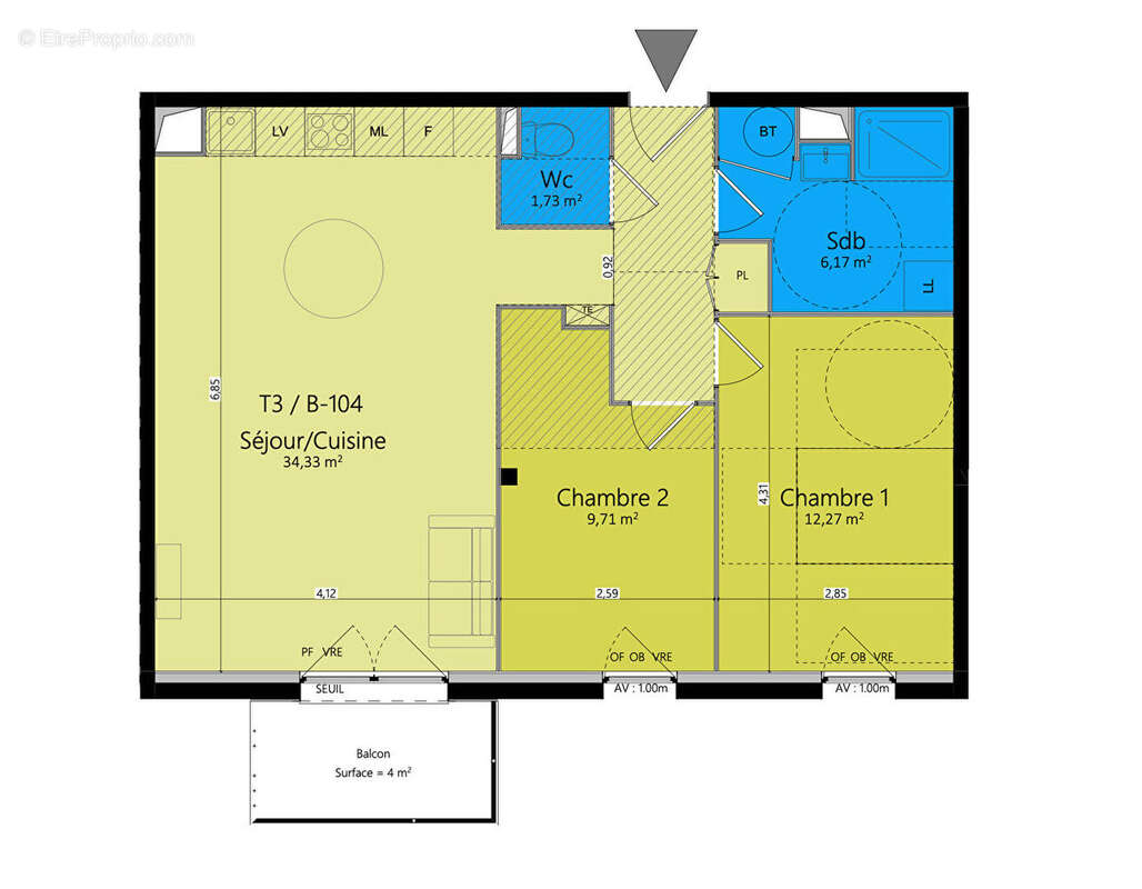 Appartement à IFS