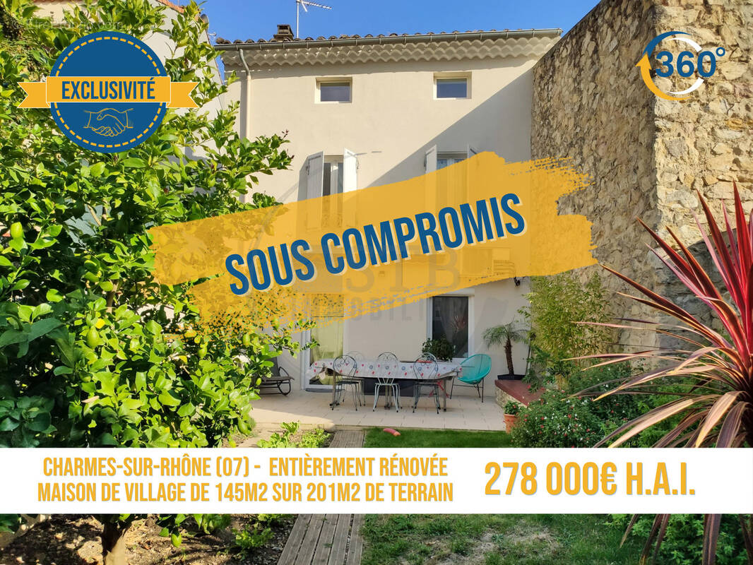Maison à CHARMES-SUR-RHONE