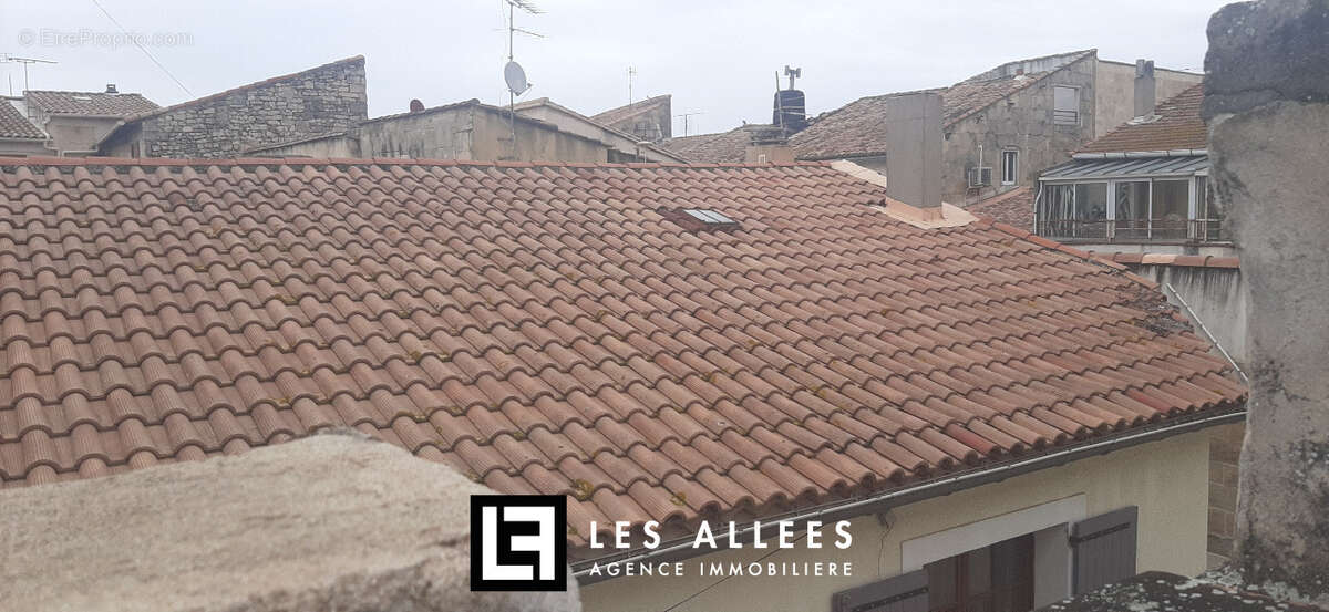 vue balcon 2ème étage - Appartement à BOLLENE