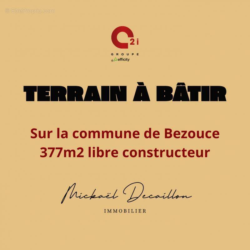 Terrain à BEZOUCE