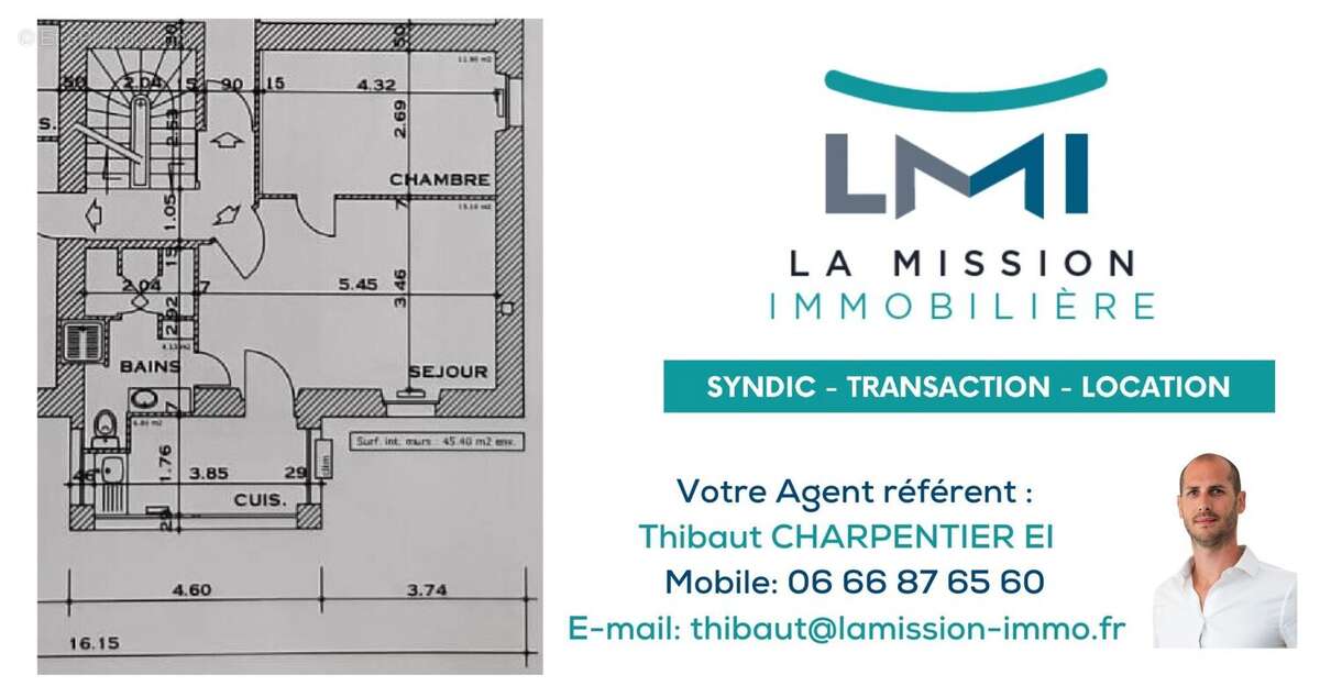 Plan - Appartement à ANTIBES