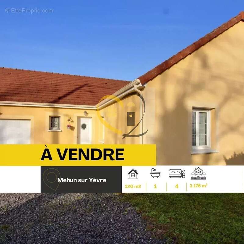 Maison à MEHUN-SUR-YEVRE