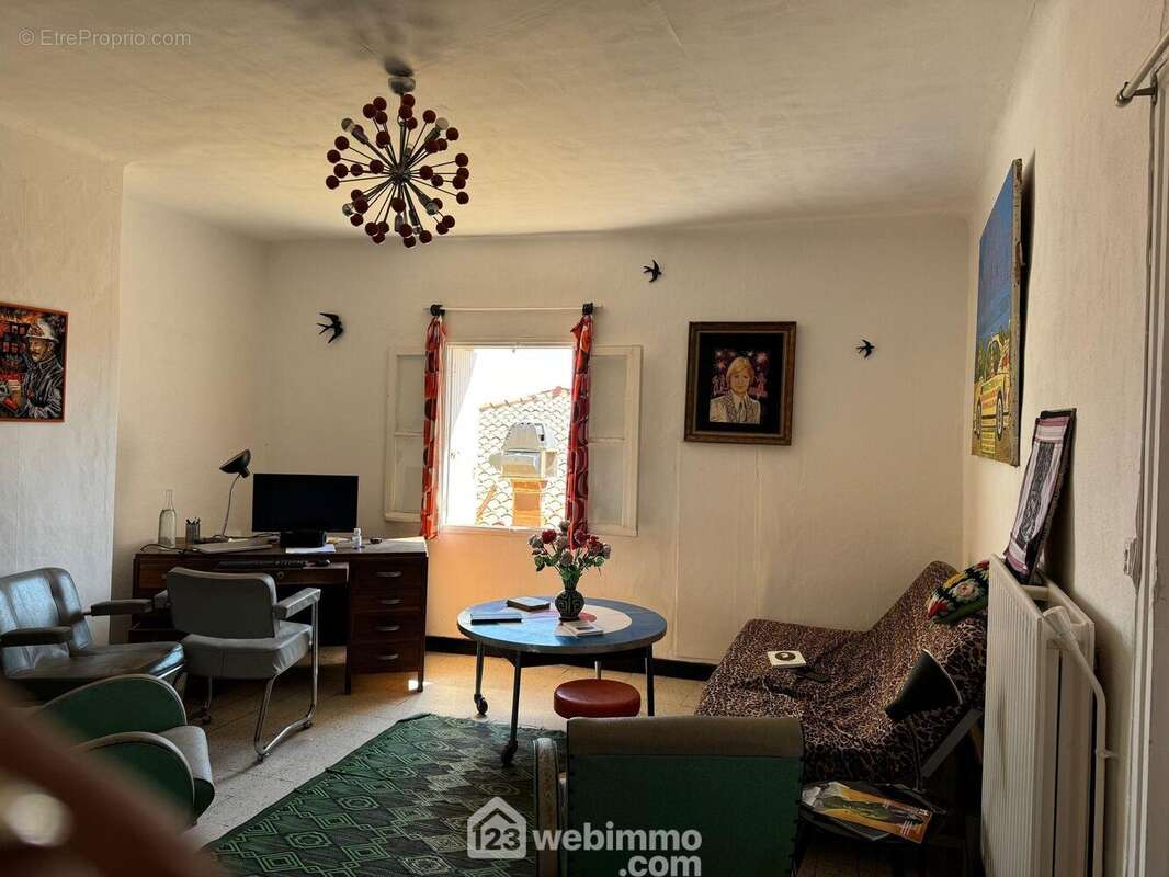 Vue du séjour - Appartement à SETE