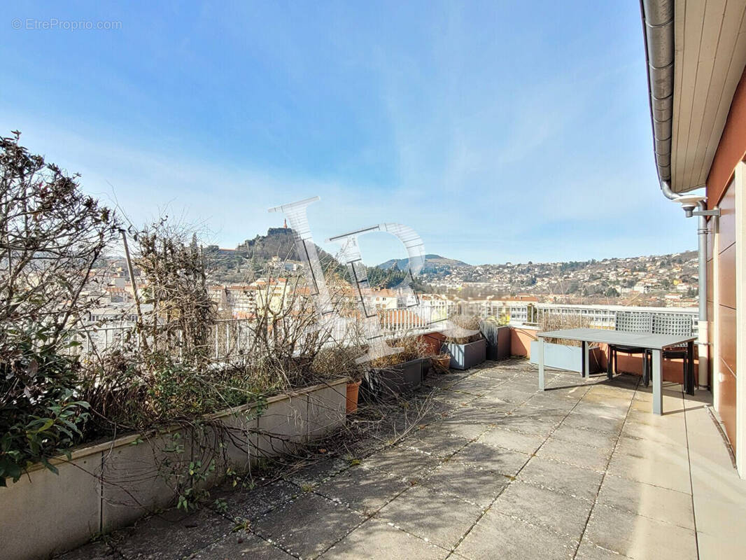 Terrasse vue sur le Puy en Velay - Appartement à LE PUY-EN-VELAY