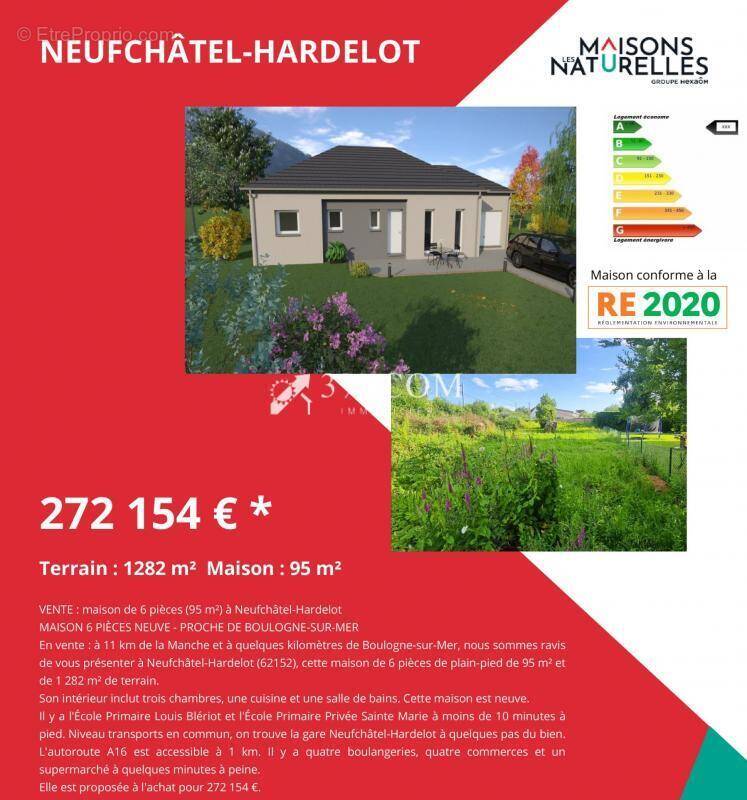 Terrain à NEUFCHATEL-HARDELOT