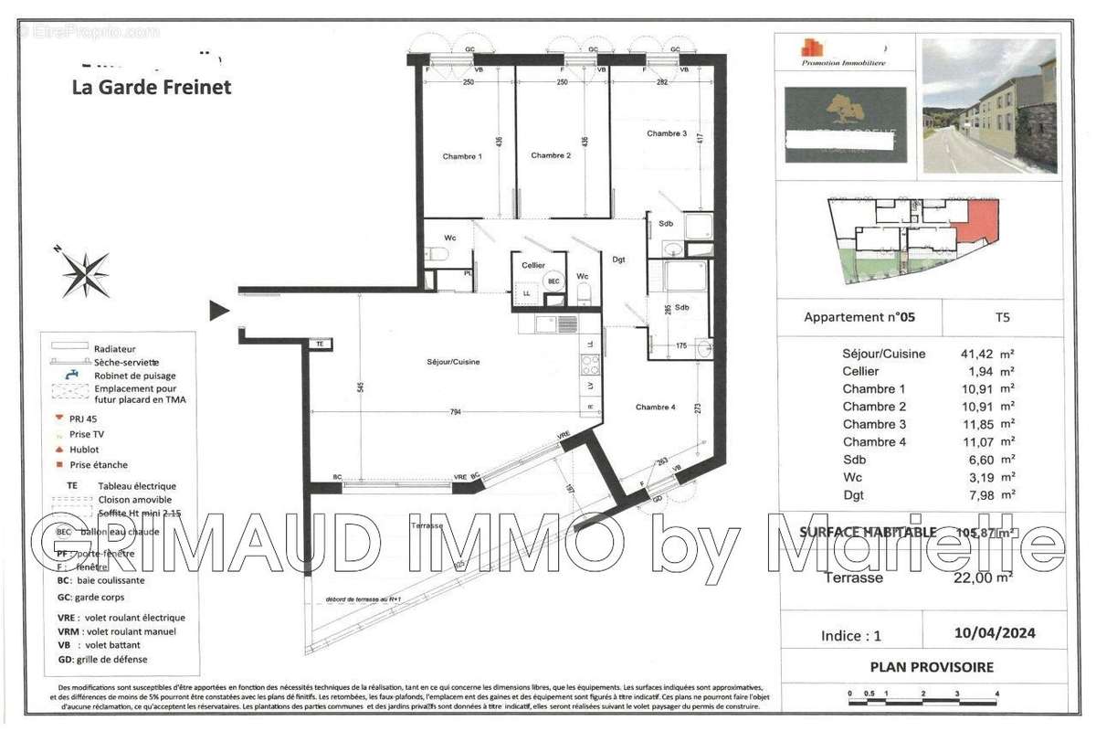 Appartement à LA GARDE-FREINET