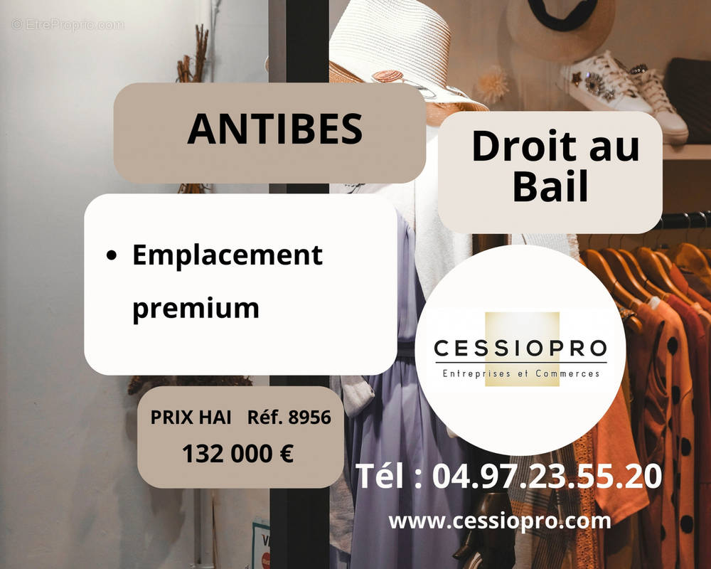 Commerce à ANTIBES