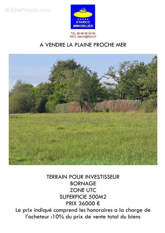 Photo 1 - Terrain à LA PLAINE-SUR-MER