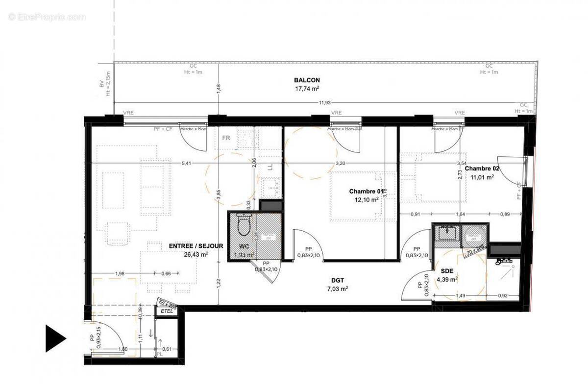 Appartement à BIGANOS