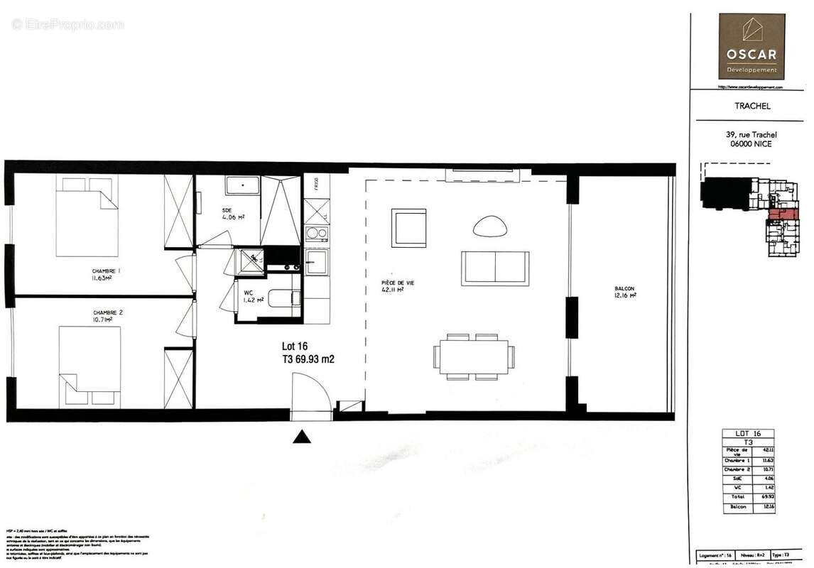 Appartement à NICE