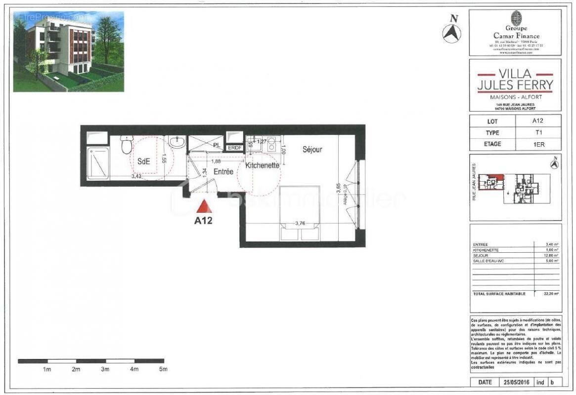 Appartement à MAISONS-ALFORT