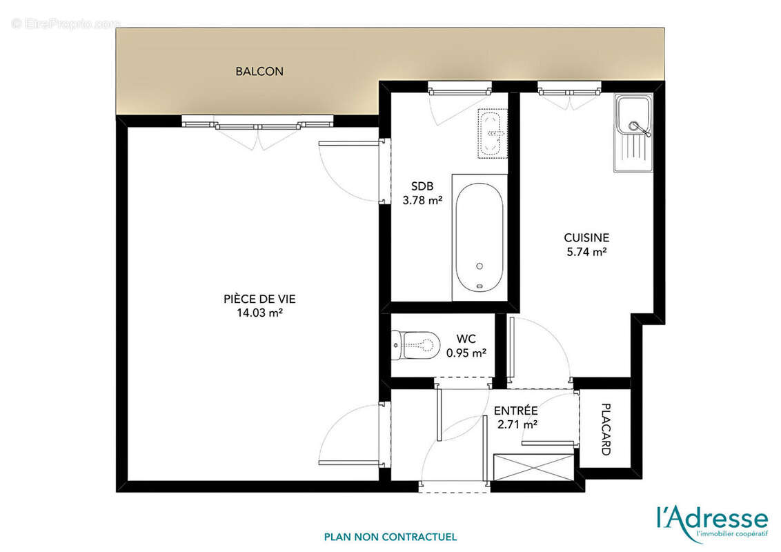 Appartement à PARIS-15E