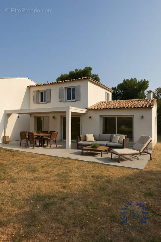facade sud - Maison à MEYREUIL