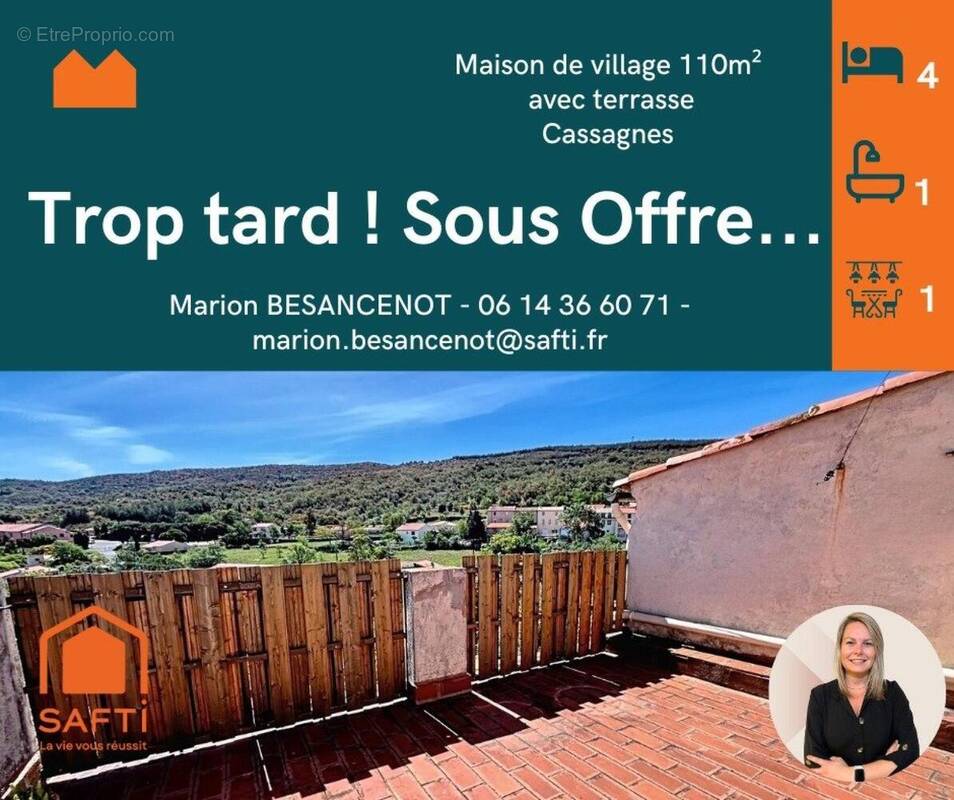 Photo 1 - Maison à CASSAGNES