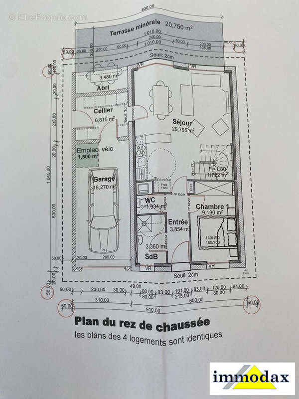 RDC - Terrain à SAUGNAC-ET-CAMBRAN