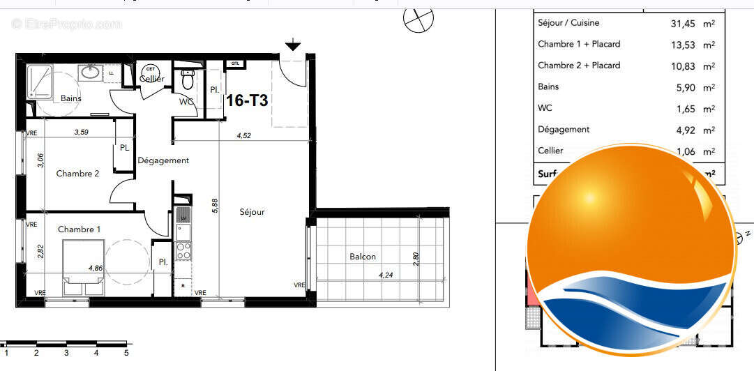 Appartement à PERPIGNAN
