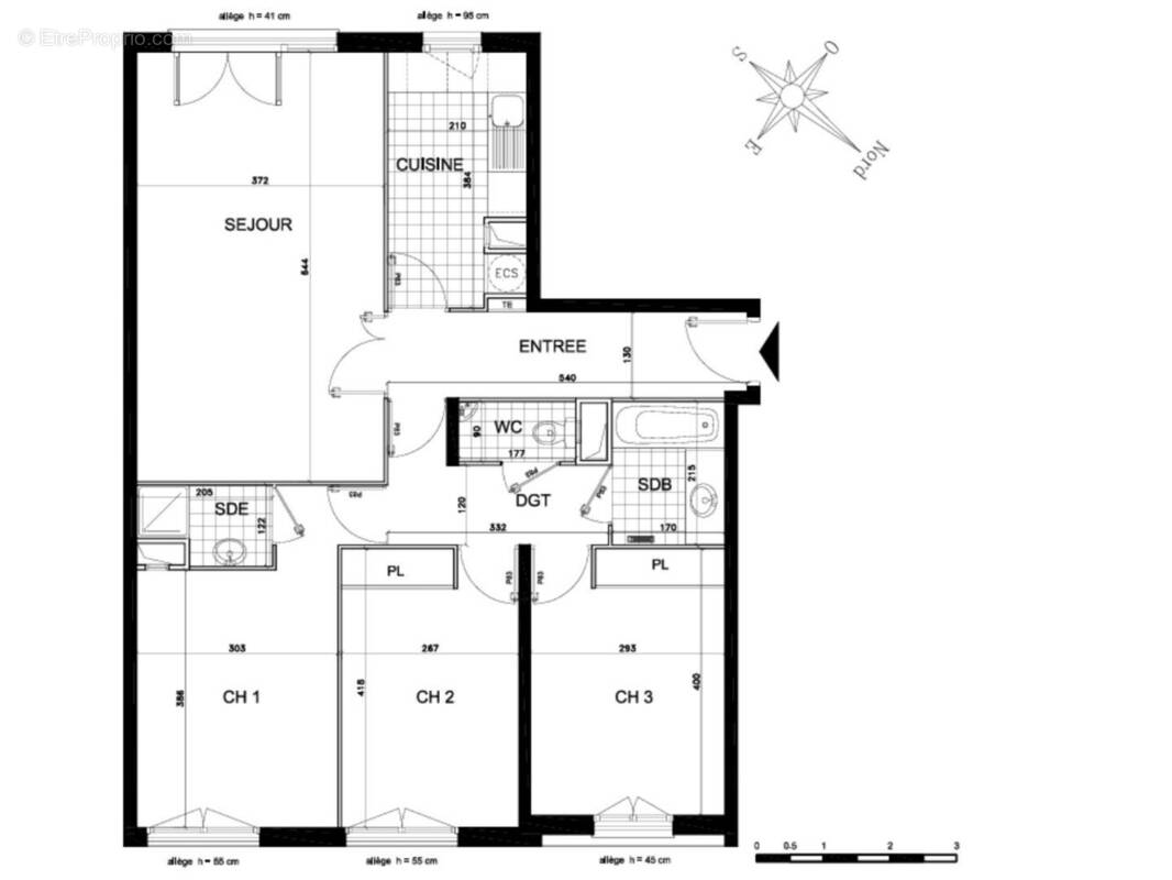 Appartement à VERSAILLES