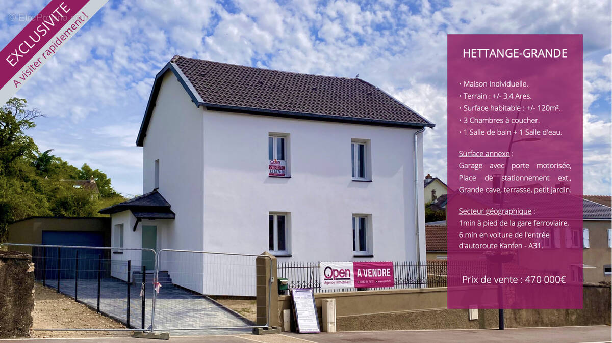 Maison à HETTANGE-GRANDE