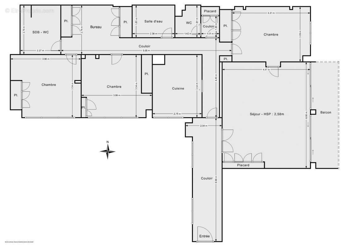 Appartement à PARIS-19E