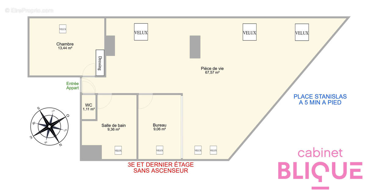 Appartement à NANCY