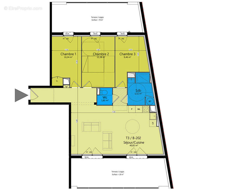Appartement à IFS