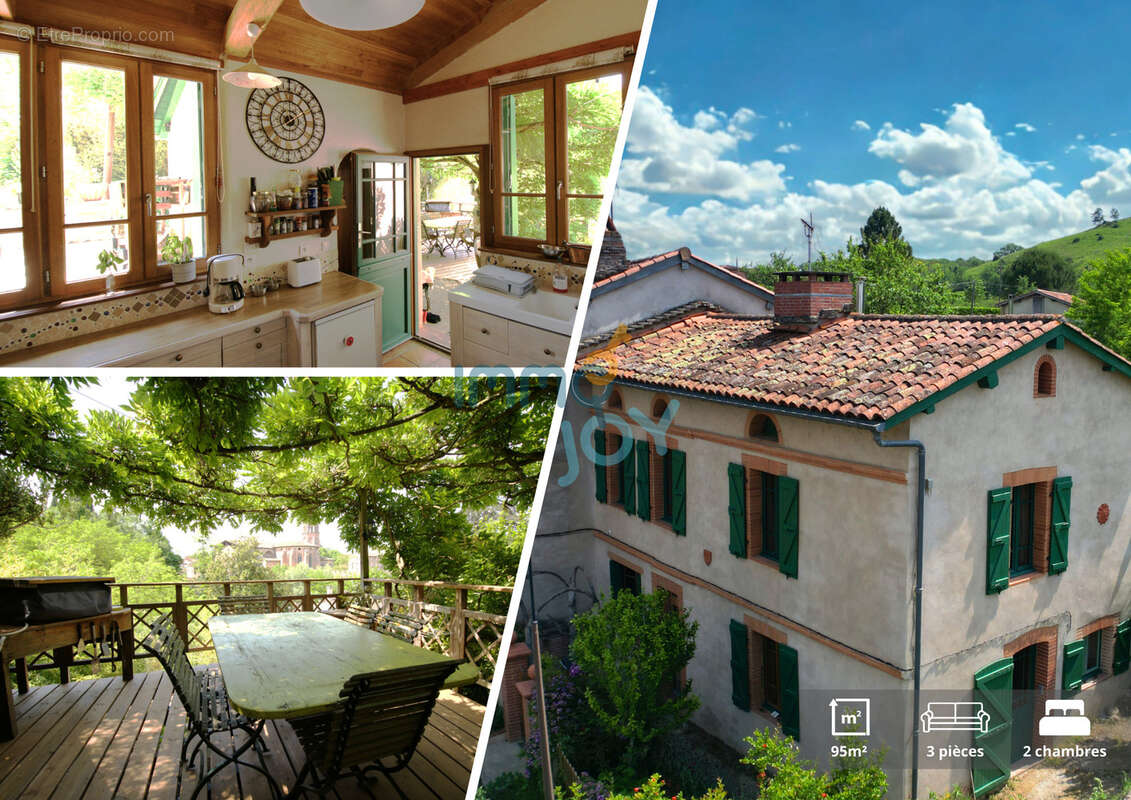 Maison à MONTESQUIEU-VOLVESTRE