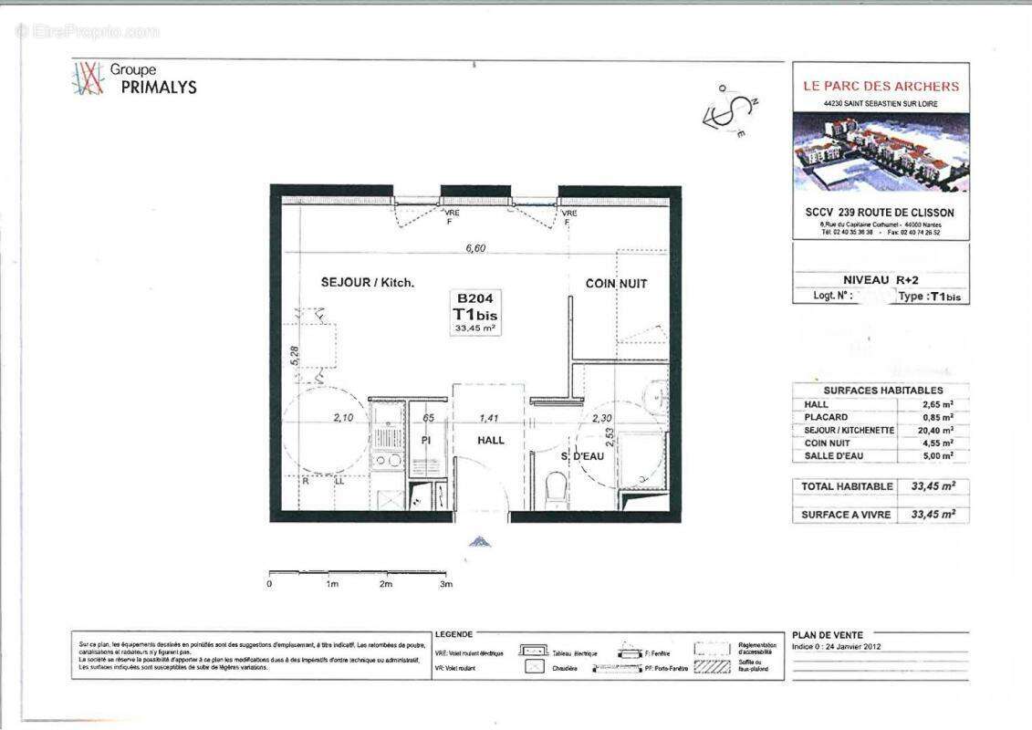 Appartement à SAINT-SEBASTIEN-SUR-LOIRE