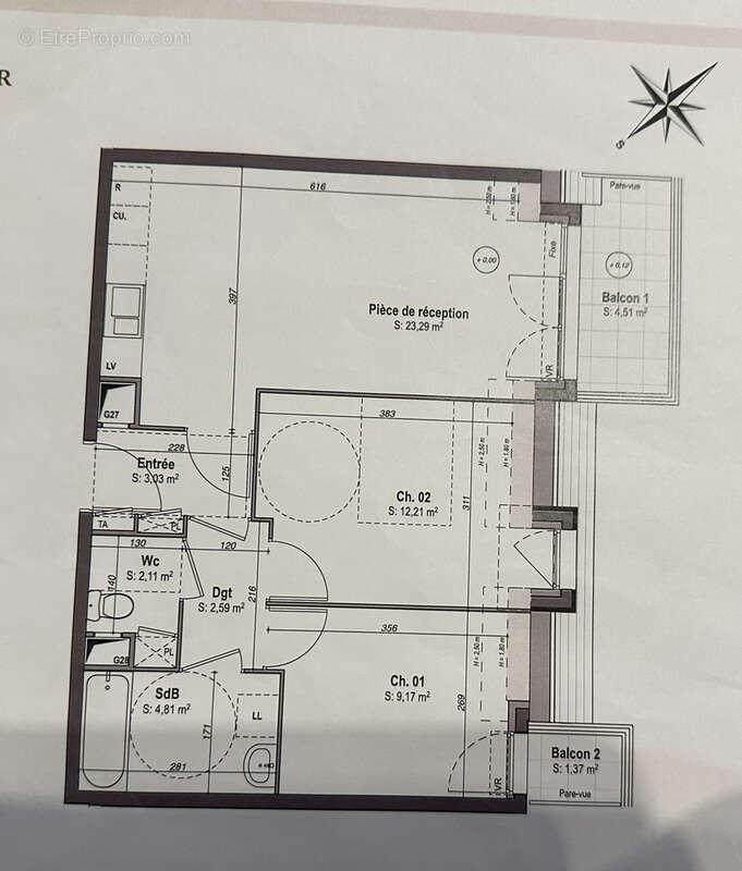Appartement à DEUIL-LA-BARRE