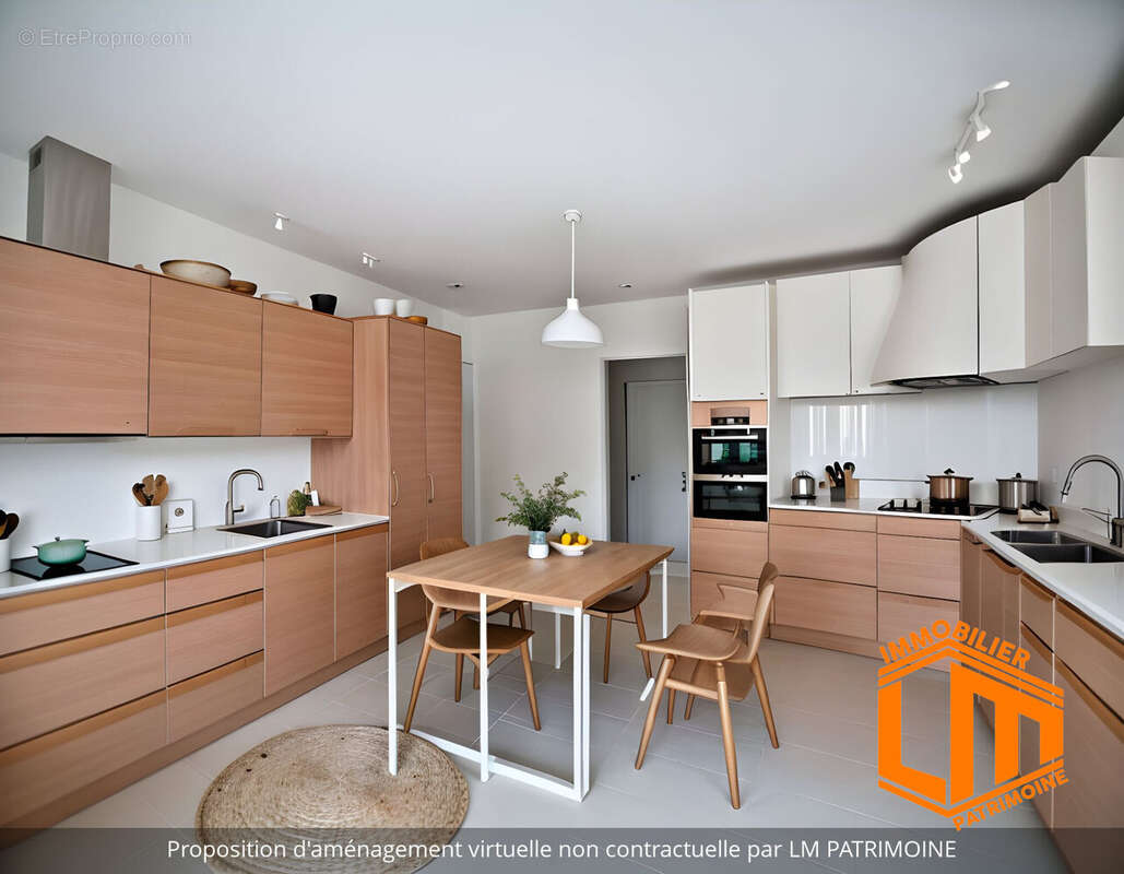 Homestaging Cuisine - Appartement à SAINT-THIBERY