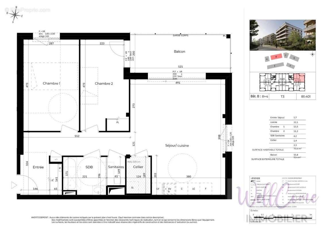 Appartement à COGNIN