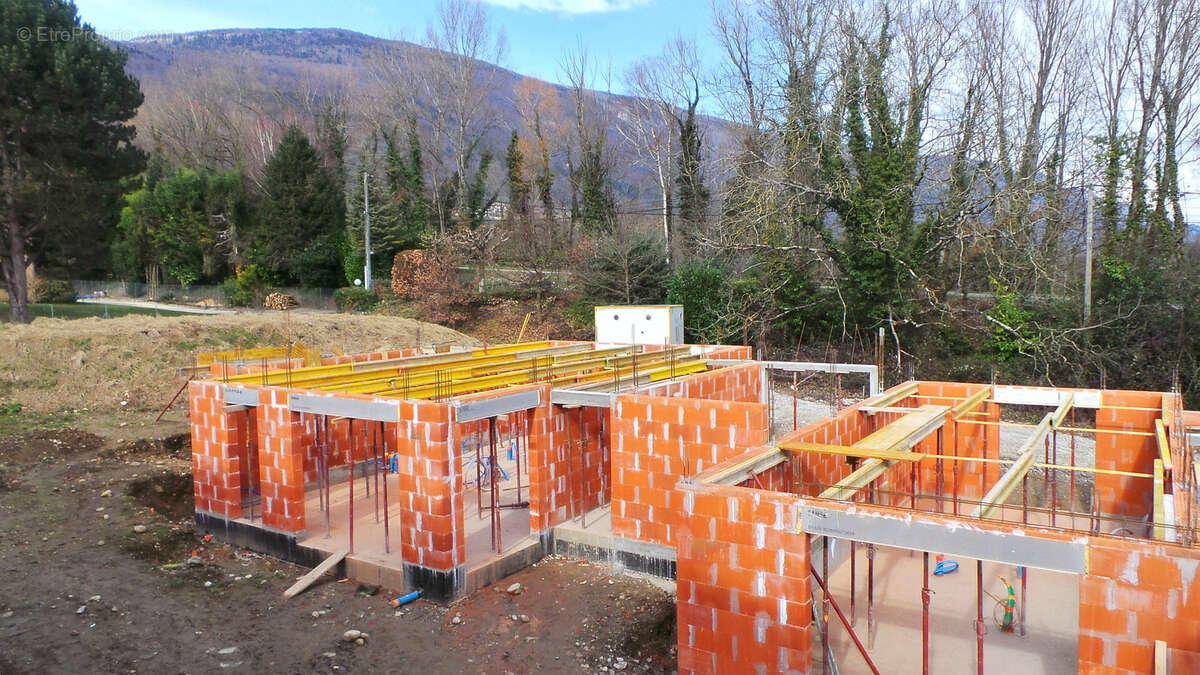 Avancement du chantier mars 2025 - Maison à LA MOTTE-SERVOLEX