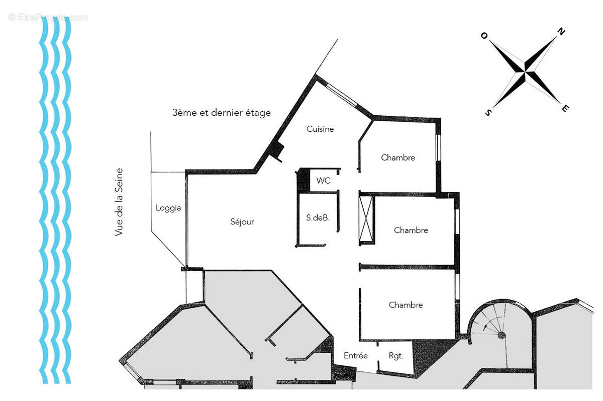 Appartement à L&#039;ILE-SAINT-DENIS