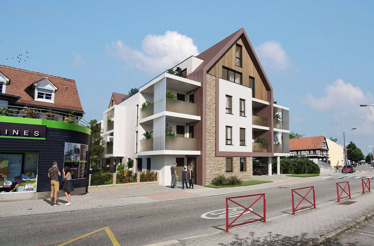 Eckbolsheim en plein hypercentre à Eckbolsheim